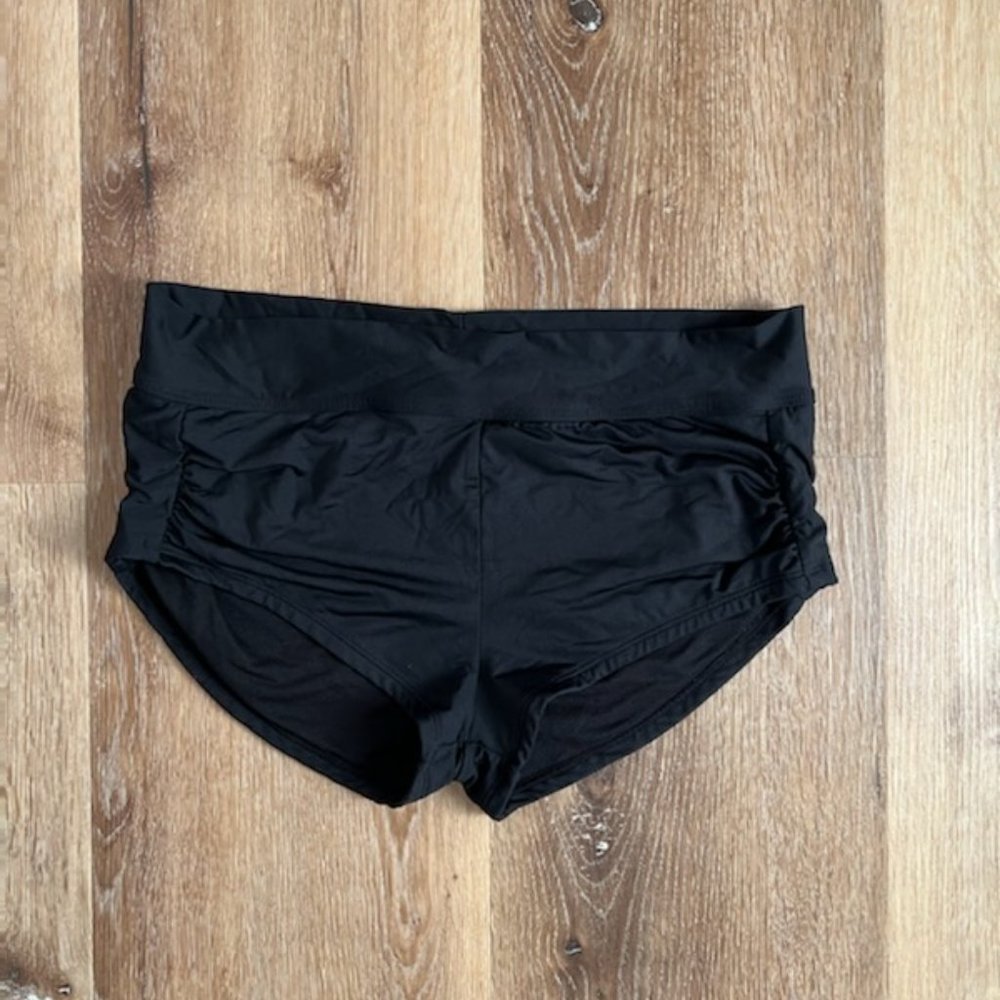 Black Shorts Bathing Suit